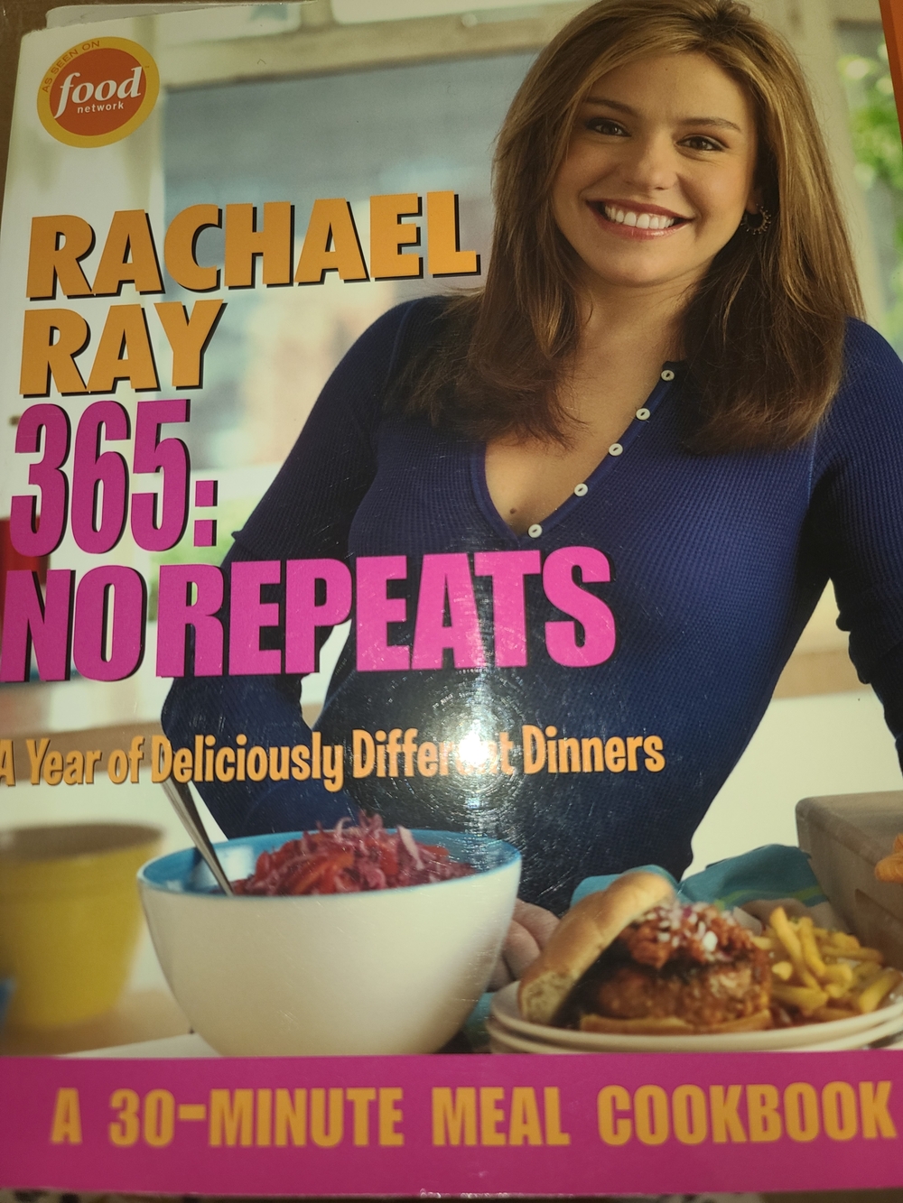 Rachael Ray Cookbook – Blue & Pink Cover